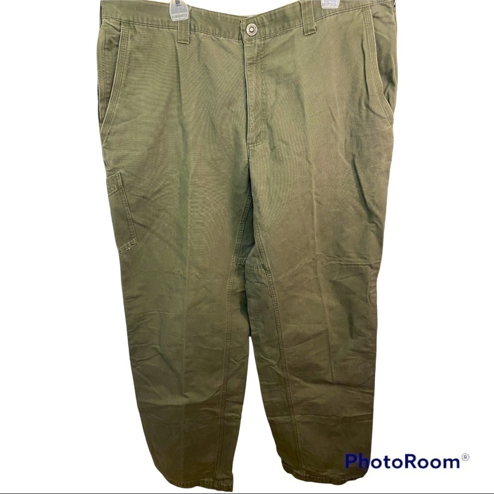 Columbia Sportswear green work cargo jeans mens size W38 x L34   X-18